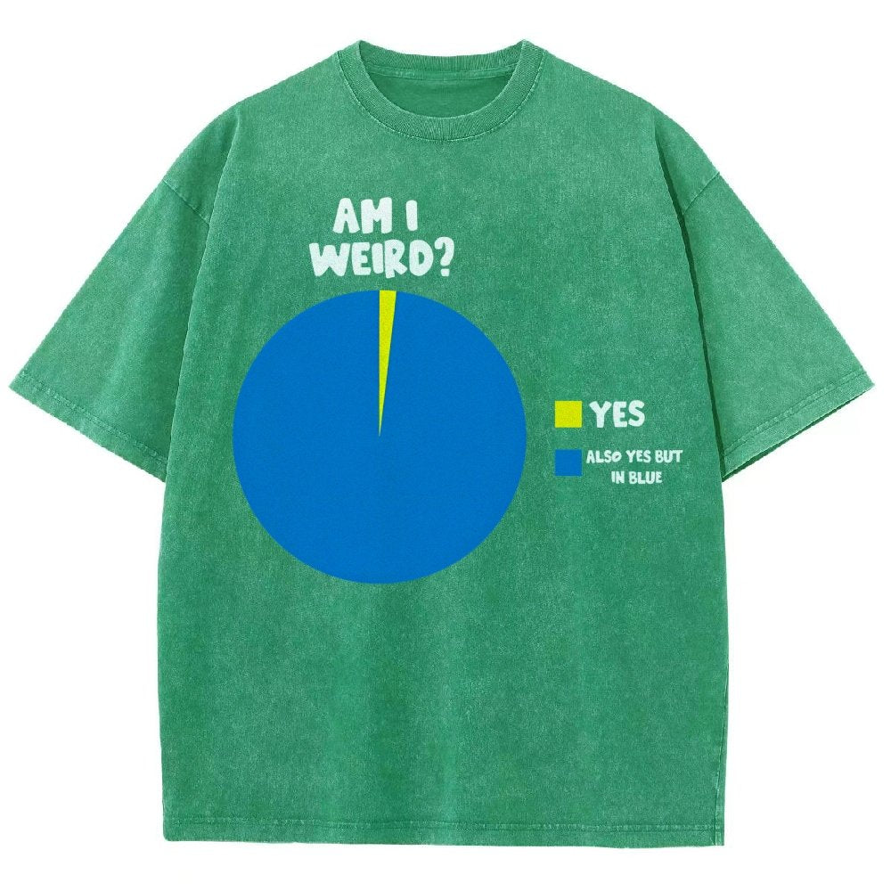 Yes But In Blue Vintage Distressed T-shirt