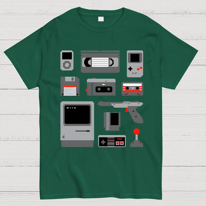 Pixelated Memories Vintage Geek T-Shirt
