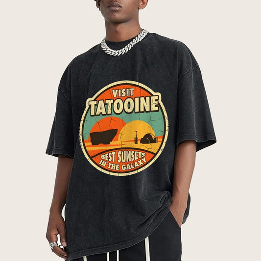 Best Sunsets In The Galaxy Vintage Distressed T-shirt