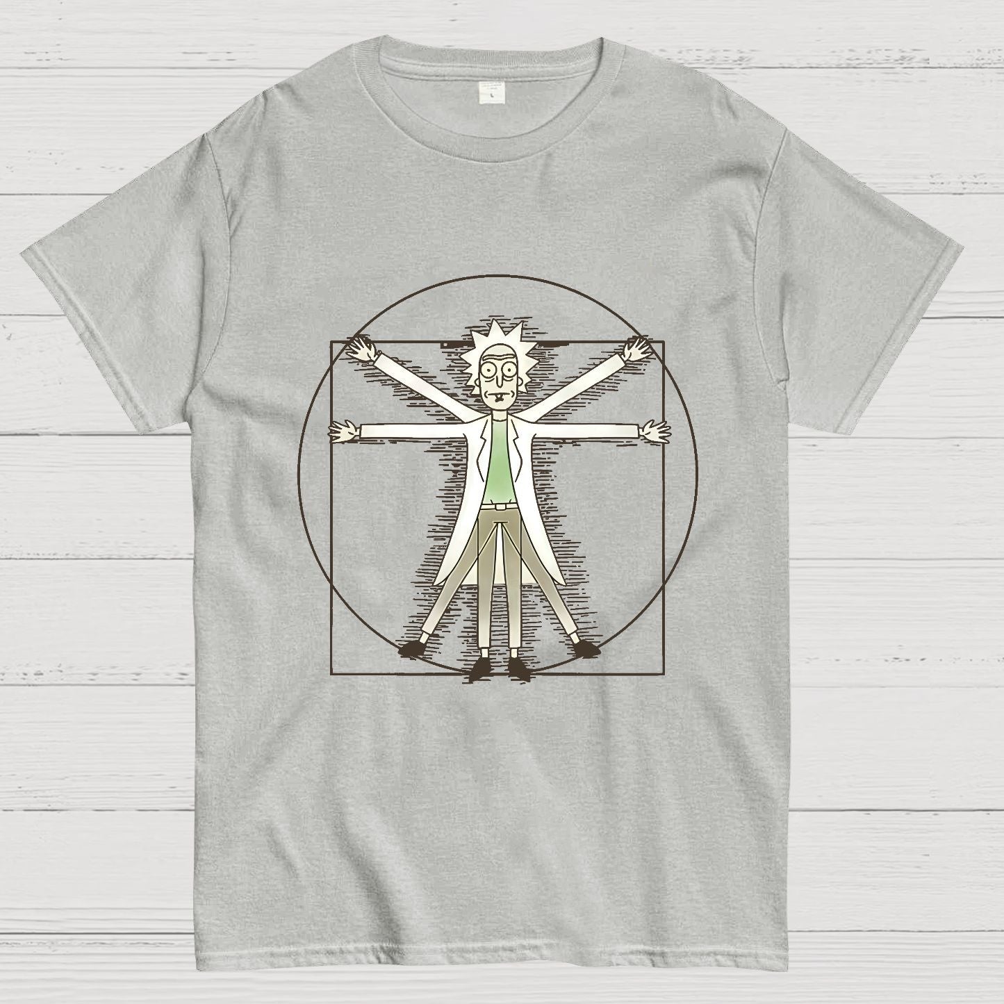 Vitruvian Man Geeky T-Shirt