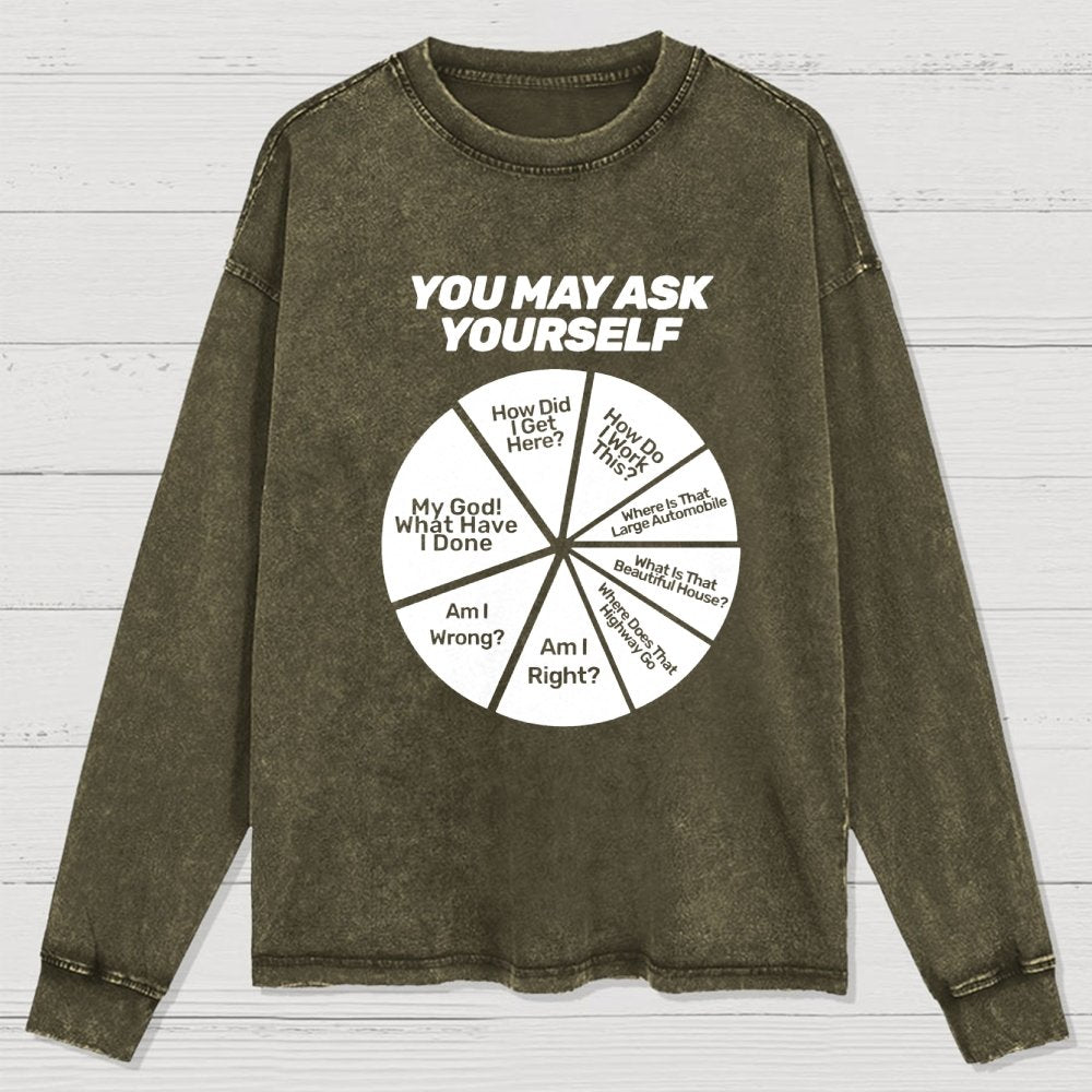 Techno Apocalypse Washed Long Sleeve Tee