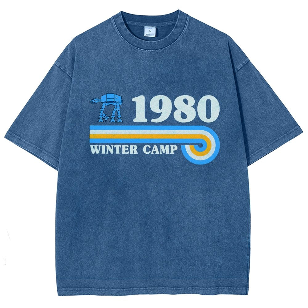Winter Camp Vintage Distressed T-shirt