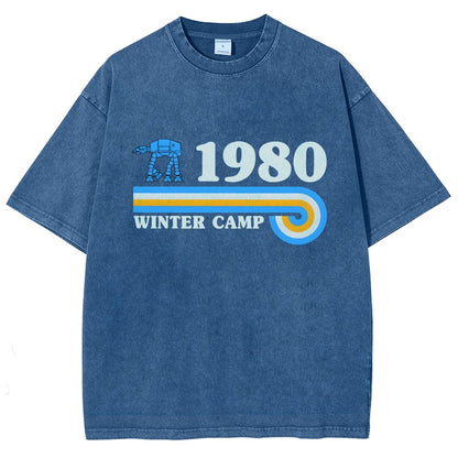 Winter Camp Vintage Distressed T-shirt