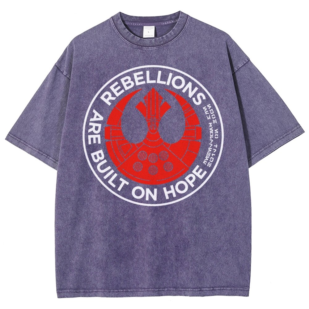 Rebellions Are Built on Dreams Vintage Distressed T-shirt