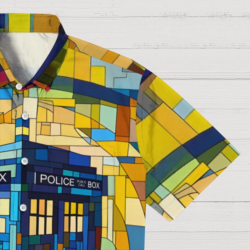 Cubist Time And Space Geek Hawaiian Shirt
