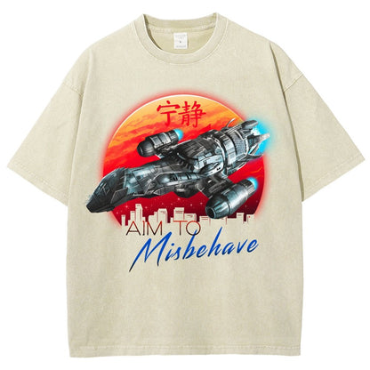 Watch How I Soar Vintage Distressed T-shirt