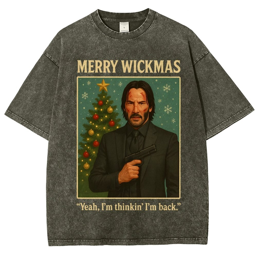 Merry Christmas Yeah, I'm Thinkin' I'm Back!  Vintage Distressed T-shirt