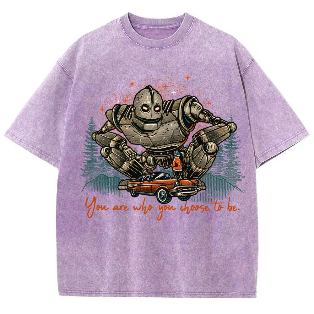 You Are Who You Choose To Be Vintage Distressed T-shirt