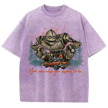 You Are Who You Choose To Be Vintage Distressed T-shirt