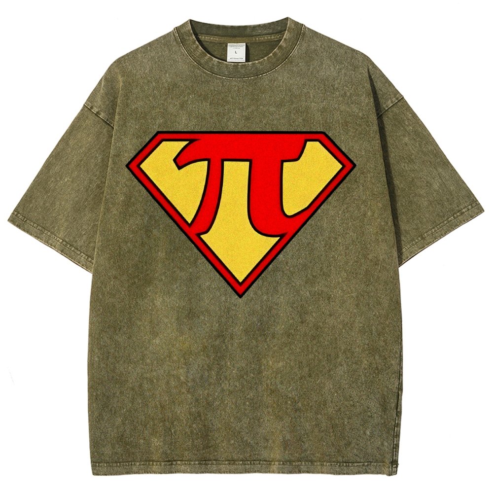 Super Pi Hero Vintage Distressed T-shirt