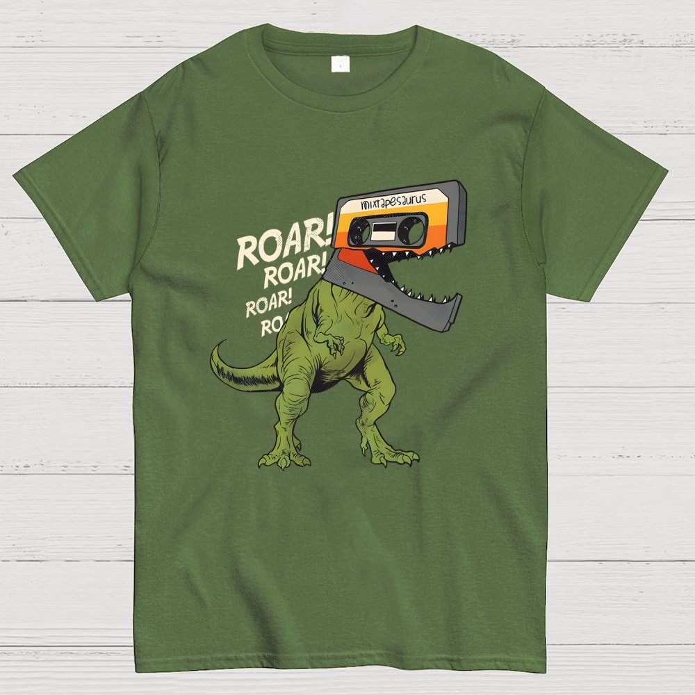 Mixtapesaurus Geek T-Shirt