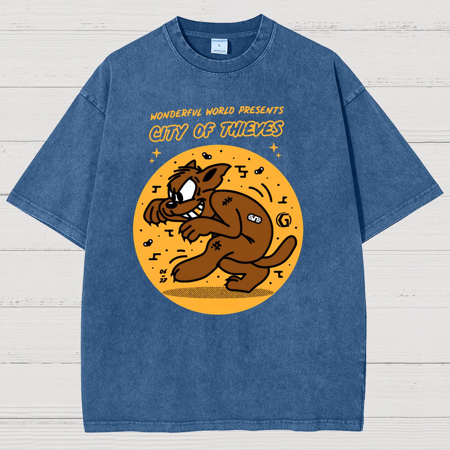 City Of Thieves! Sarcasm Vintage Distressed T-shirt