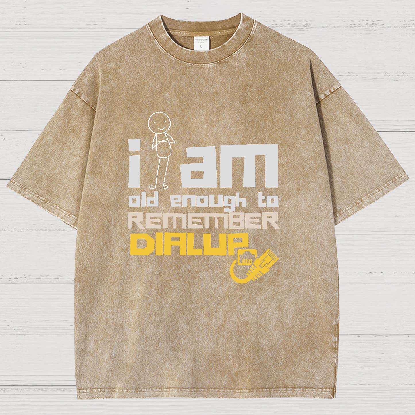 Dialup Internet Vintage Distressed T-shirt