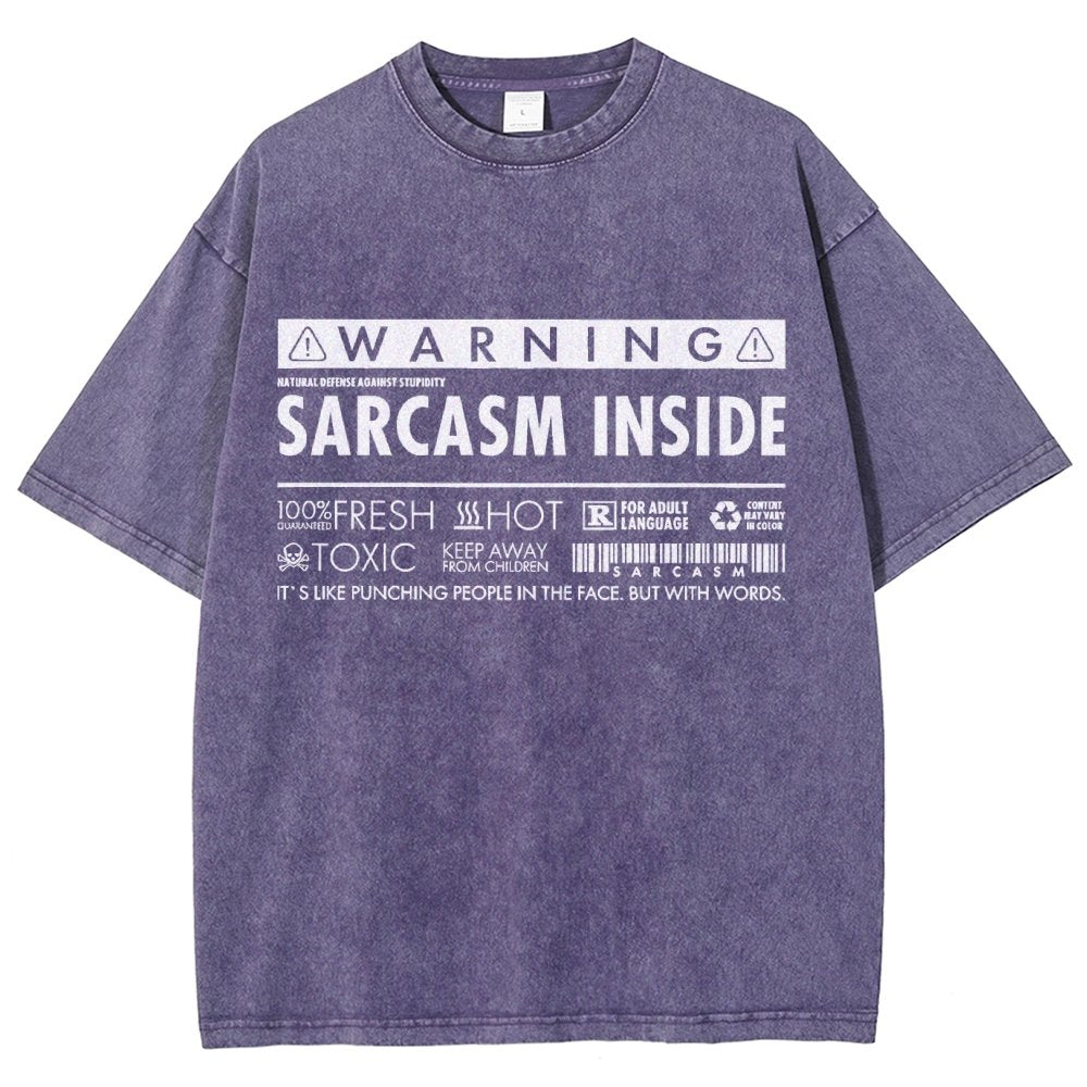 Sarcasm Inside Vintage Distressed T-shirt