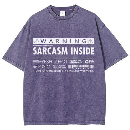 Sarcasm Inside Vintage Distressed T-shirt