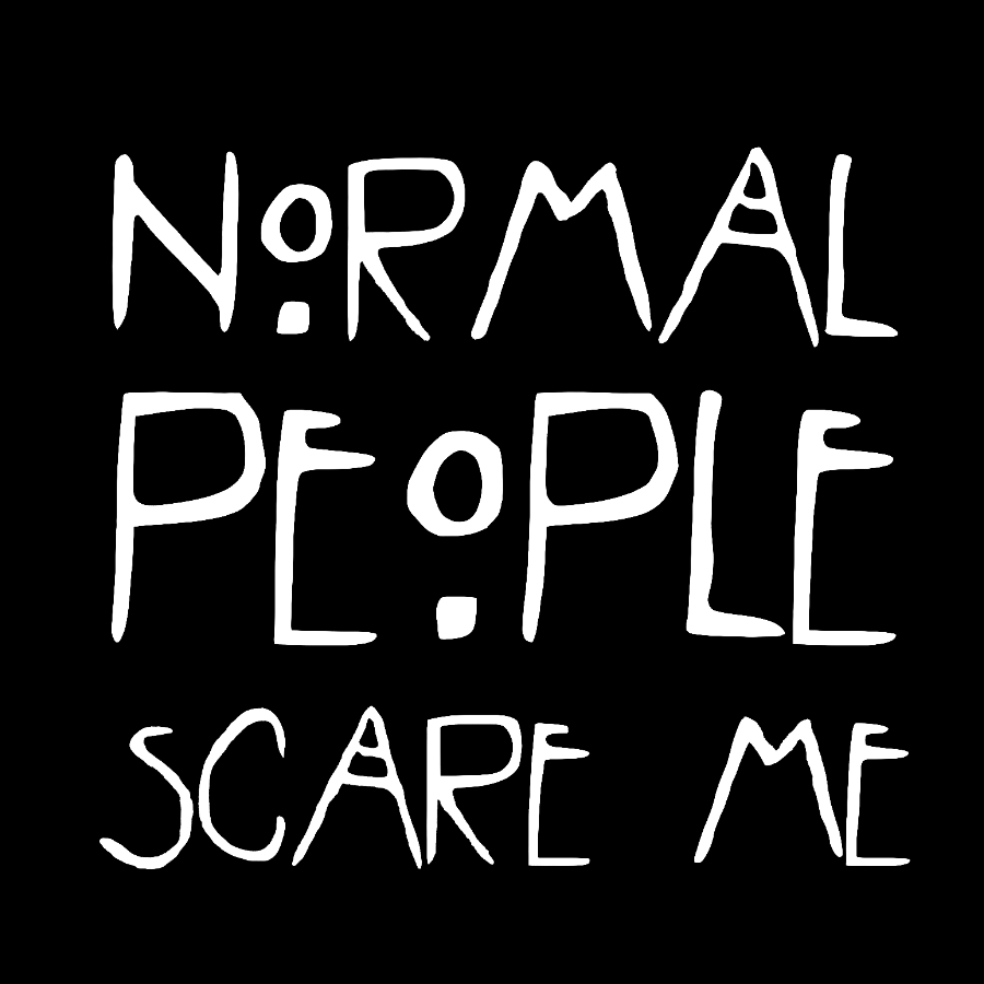 Normal People Scare Me Geeks Washed Long Sleeve Tee