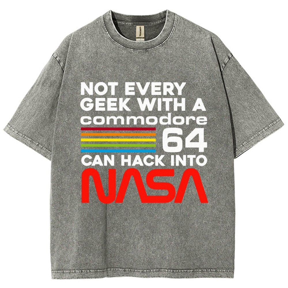Geek Hack Vintage Distressed T-shirt