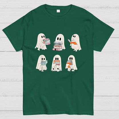 Cute Boo Ghost Read More Books, Funny Halloween T-Shirt