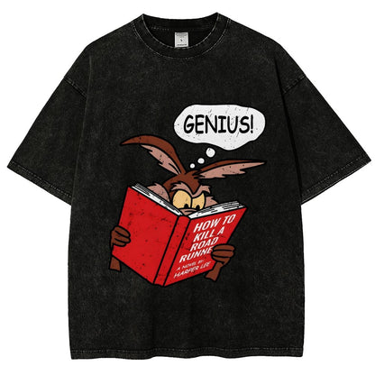 Genius Plan Vintage Distressed T-shirt