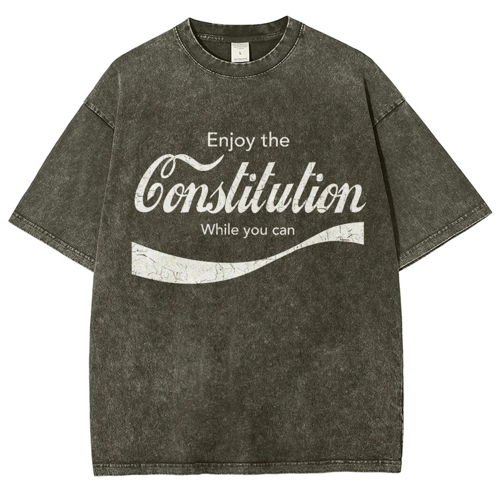 Constitution Cola Vintage Distressed T-shirt