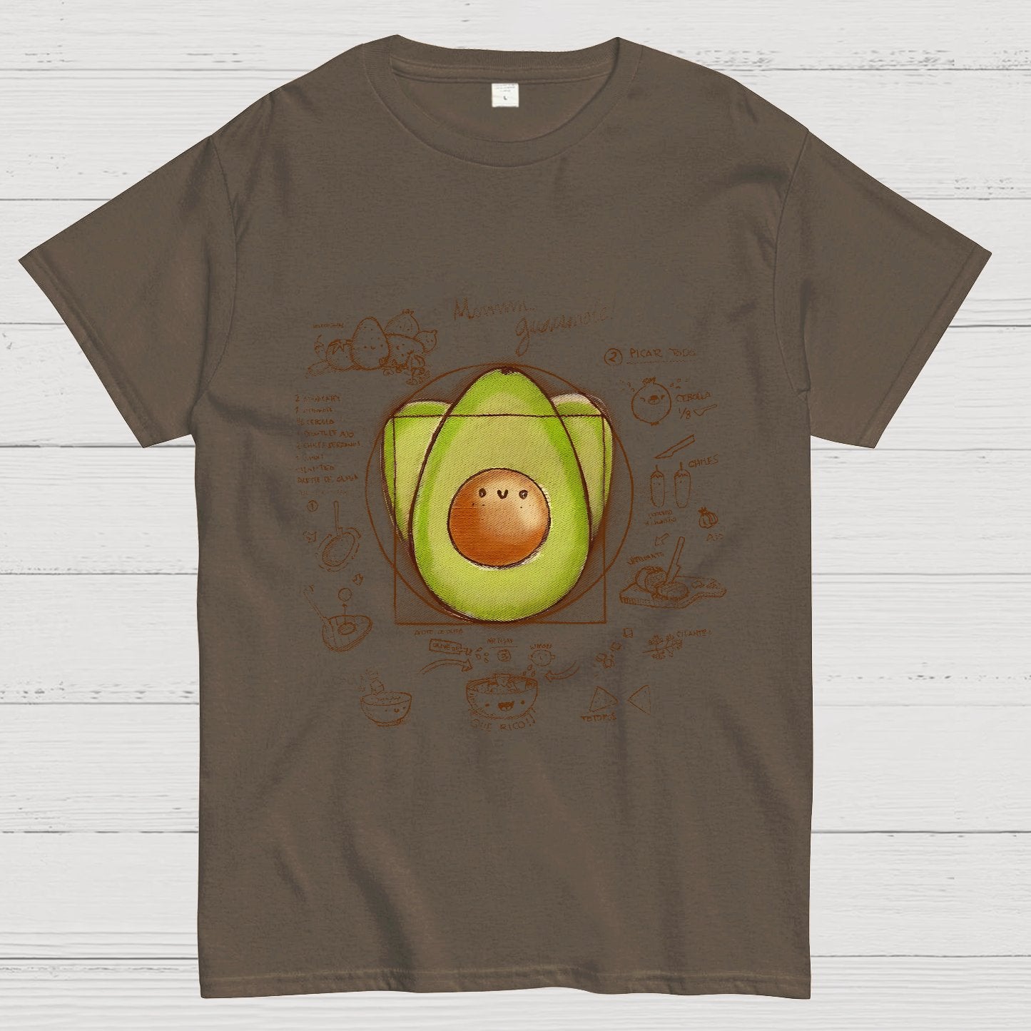 Divine Avocado Recipe Geek T-Shirt