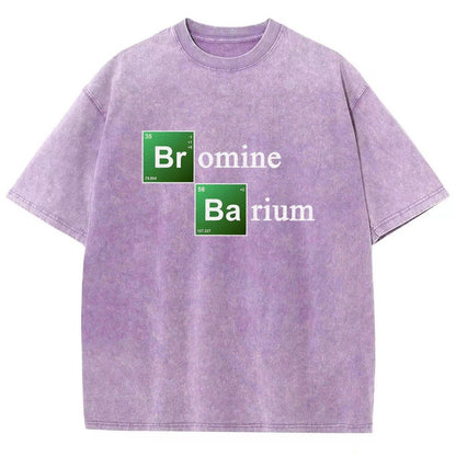Chemical Adventure Bromine Barium Vintage Distressed T-shirt