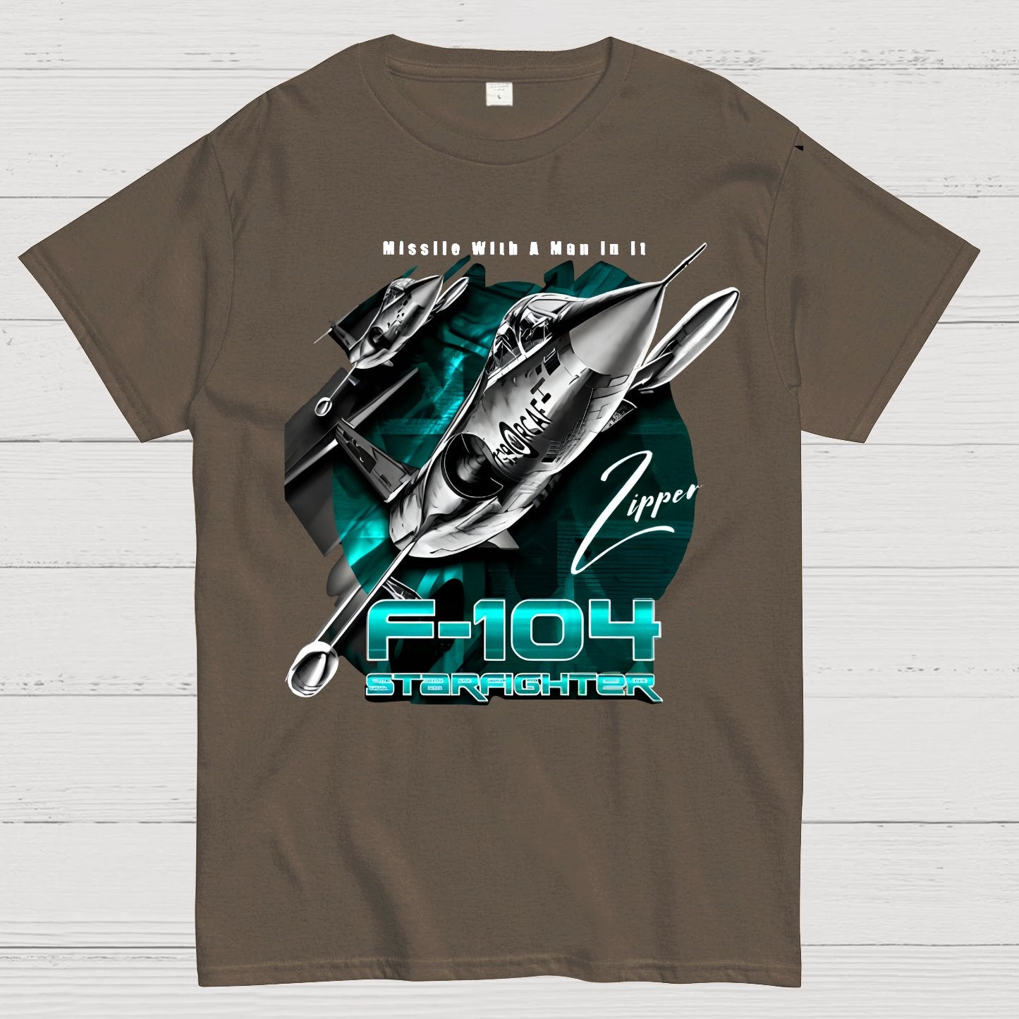F-104 Starfighter USAF Supersonic Fighter Geek T-Shirt