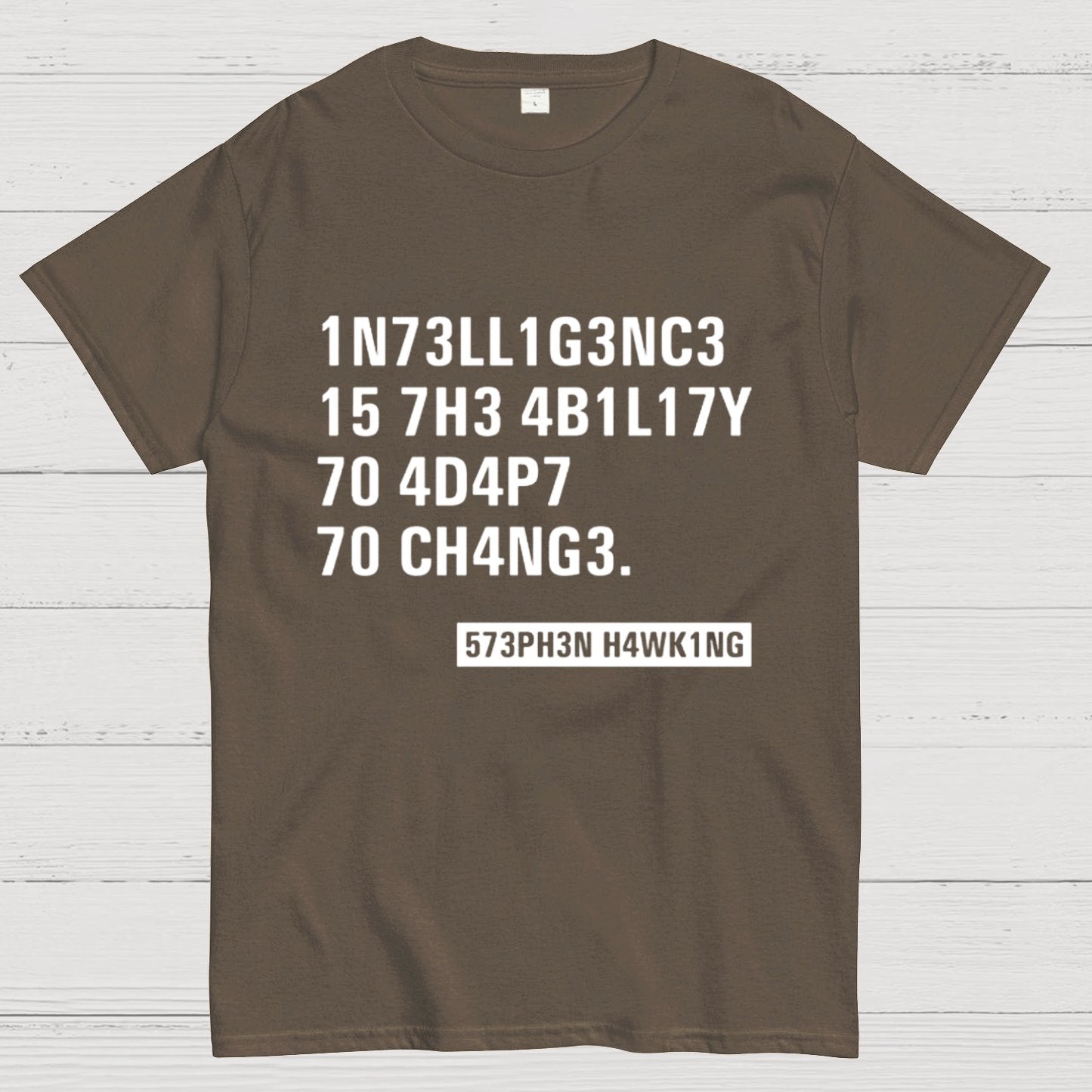Intelligence - Famous Physicist Science Geeky T-Shirt