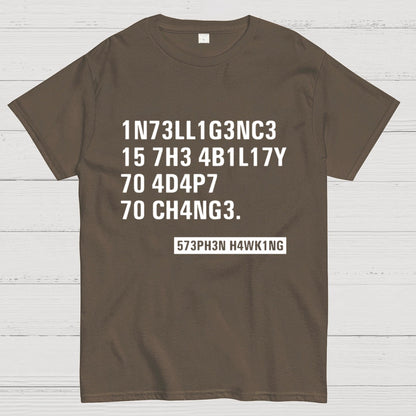 Intelligence - Famous Physicist Science Geeky T-Shirt