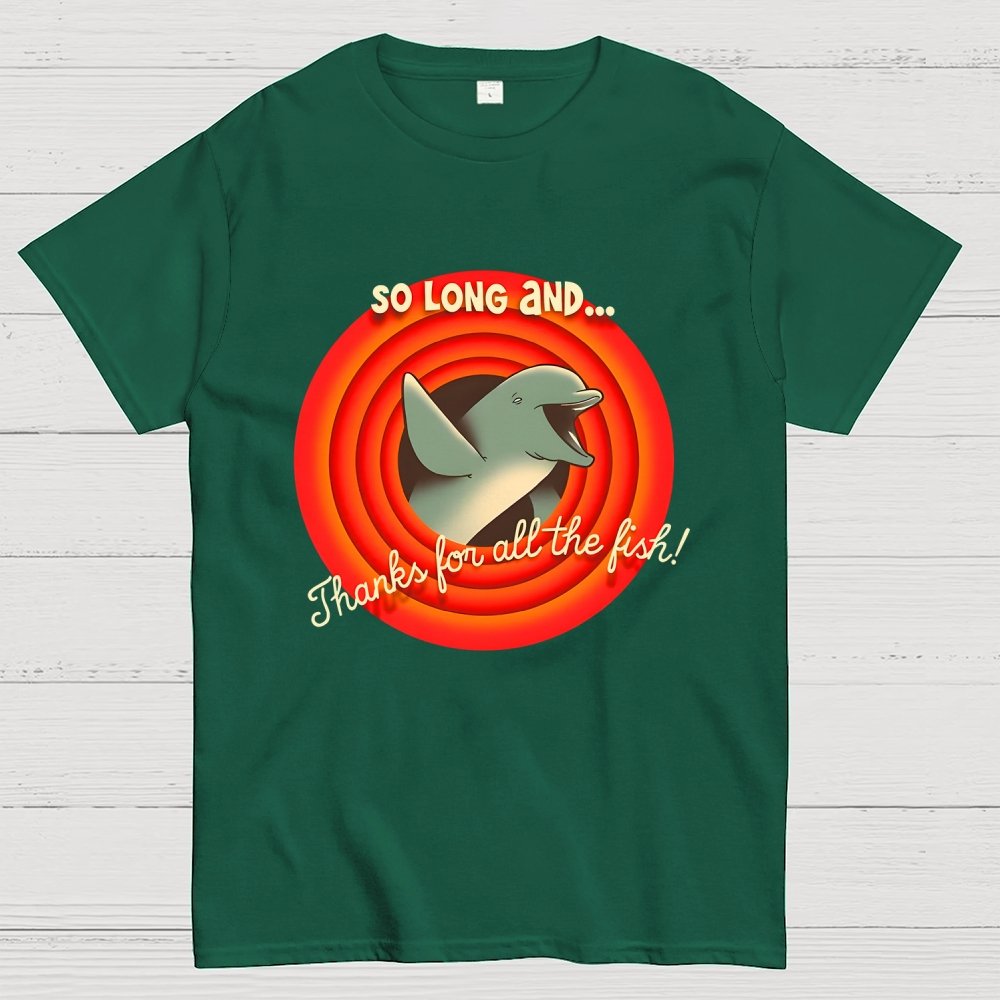 So Long & Thanks for all the Fish Unisex Geek T-Shirt
