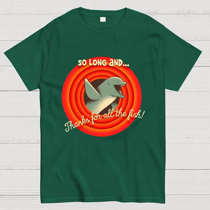So Long & Thanks for all the Fish Unisex Geek T-Shirt