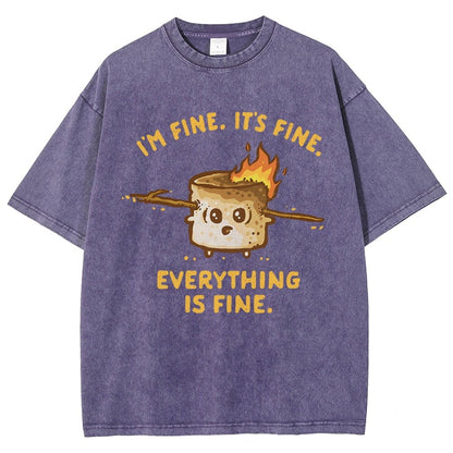 A Fine Camping Trip Vintage Distressed T-shirt