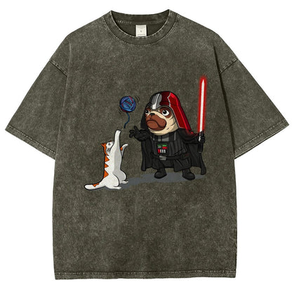 Tales From The Paw Side Vintage Distressed T-shirt