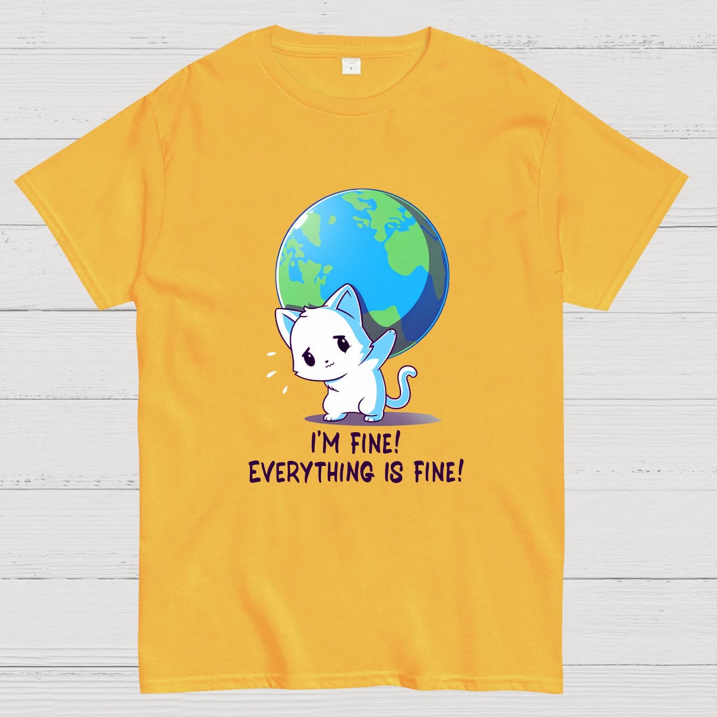I'm Fine Everything Is Fine Geek T-Shirt