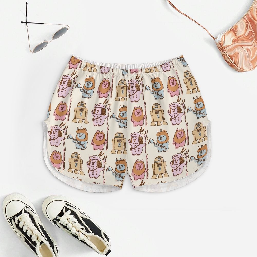 Doodle Monster Women's Geek Suspender Cami Set