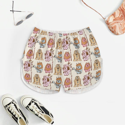 Doodle Monster Women's Geek Suspender Cami Set