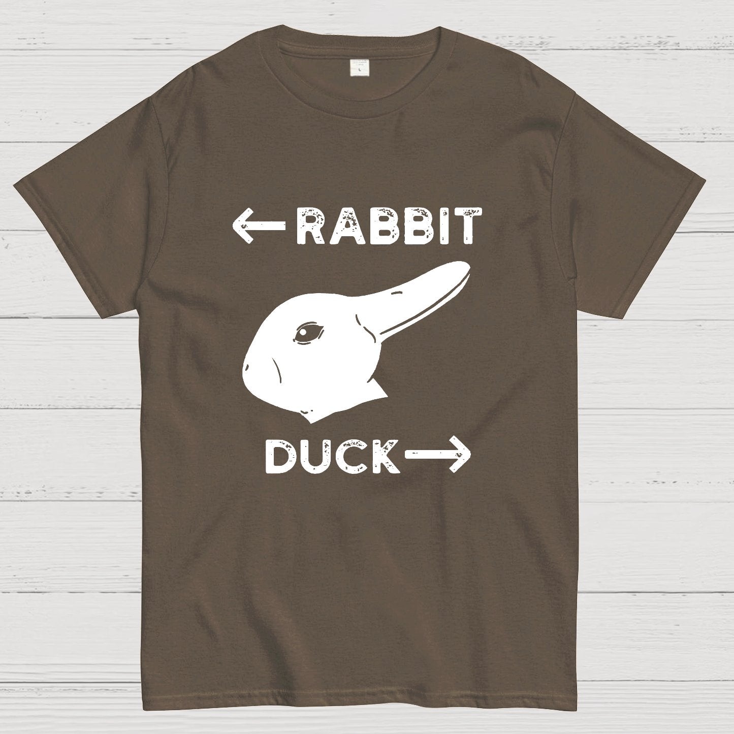 Wittgensteins Rabbit Duck Geeky T-Shirt