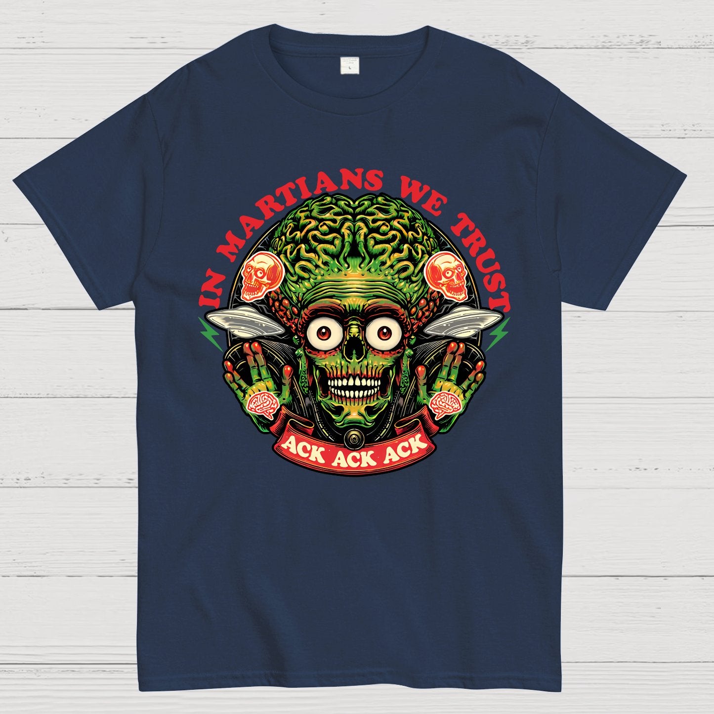 In Martians We Trust Geek T-Shirt