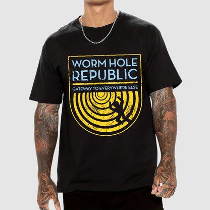 Worm Hole Republic Geek T-Shirt