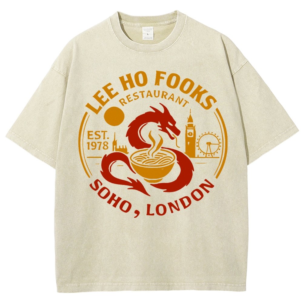 Lee Ho Fooks Chinese Restaurant Vintage Distressed T-shirt