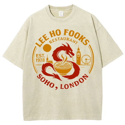 Lee Ho Fooks Chinese Restaurant Vintage Distressed T-shirt