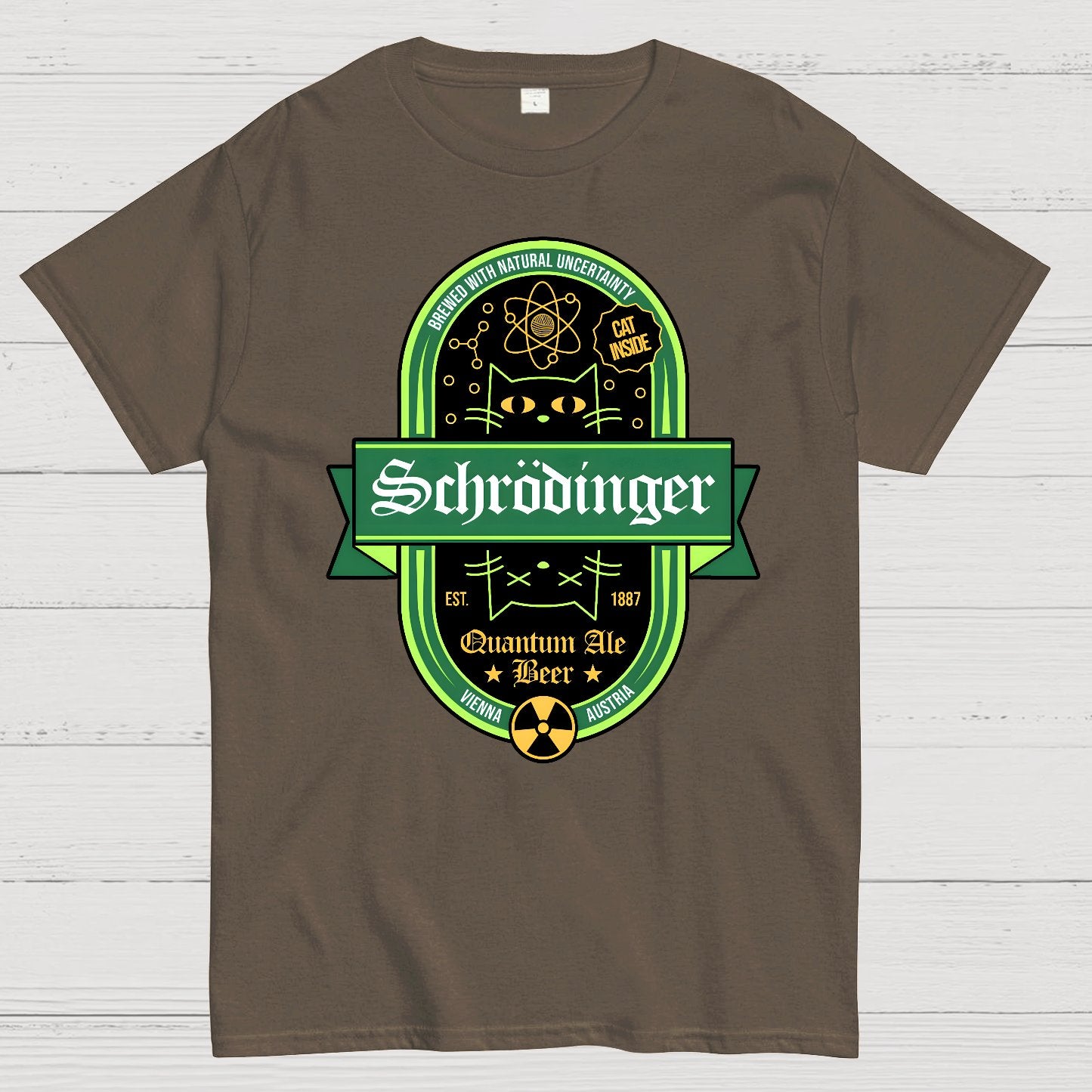 Schrodinger Quantum Ale Beer Geek T-Shirt