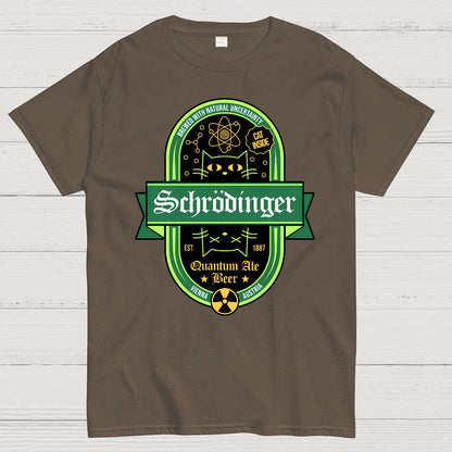 Schrodinger Quantum Ale Beer Geek T-Shirt