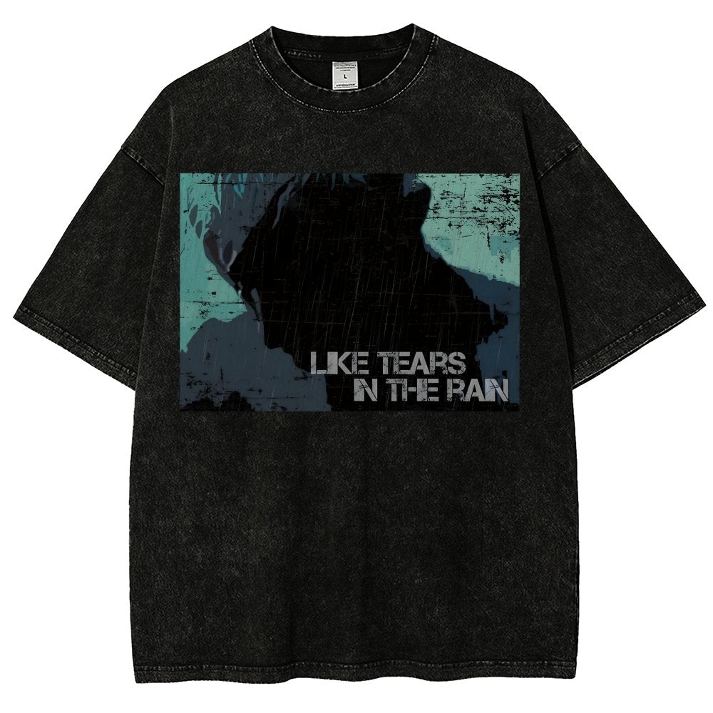 Like Tears In The Rain Vintage Distressed T-shirt