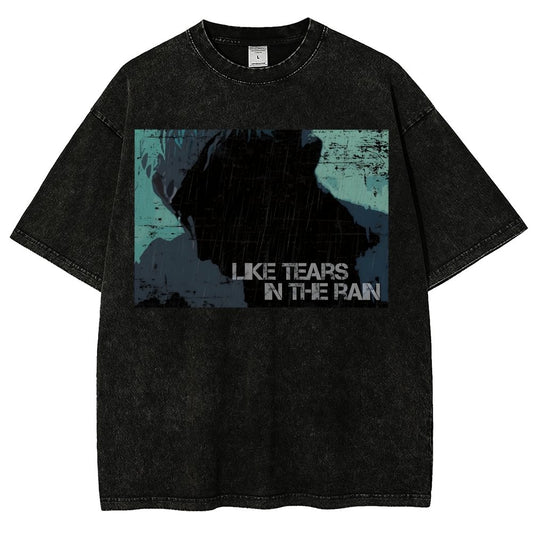 Like Tears In The Rain Vintage Distressed T-shirt