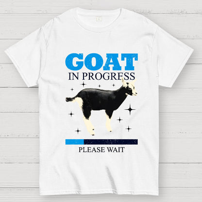 Goat In Progress Geek T-Shirt