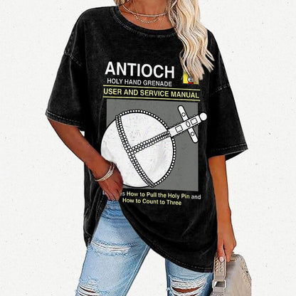 Mystic Holy Hand Grenade Vintage Distressed T-shirt