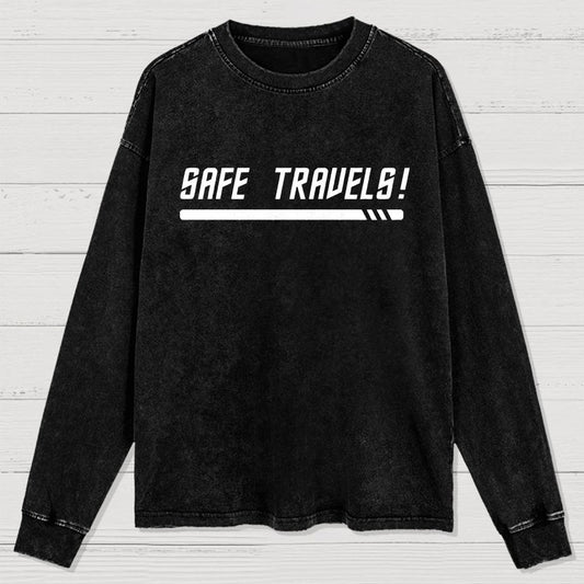 Red Shirt Traveler Washed Long Sleeve Tee