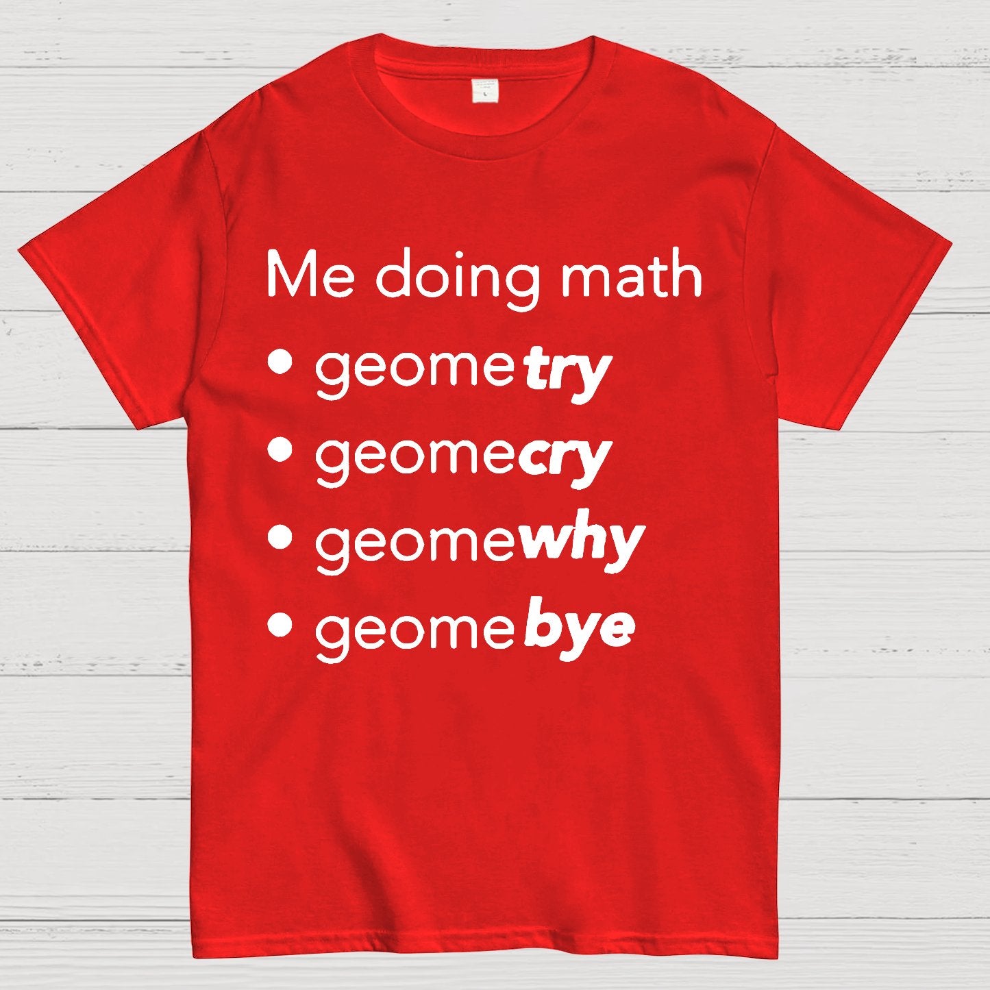 Me Doing Math Geek T-Shirt