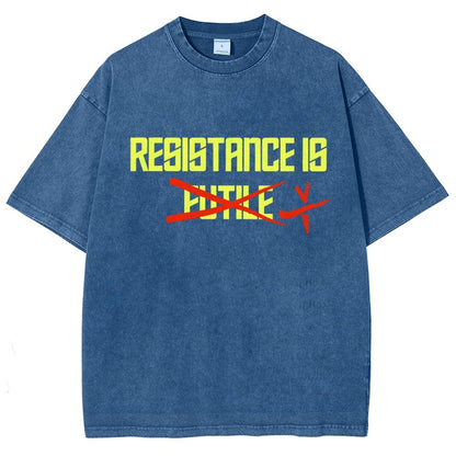 Resistance is futile Vintage Distressed T-shirt